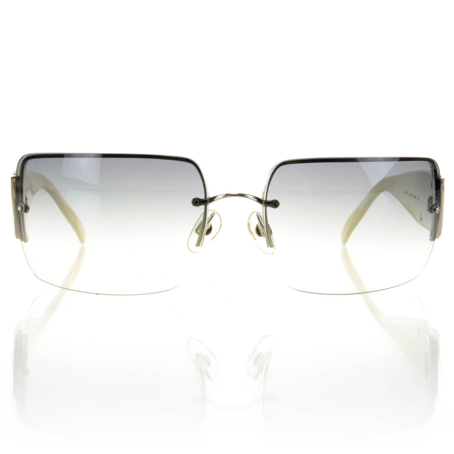 Chanel Crystal CC Logo Sunglasses 4095 B 2 of 7