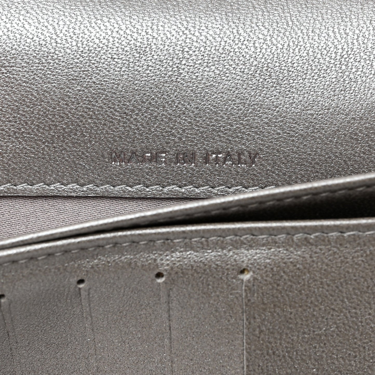 Lambskin Camellia Embossed Yen Wallet Black