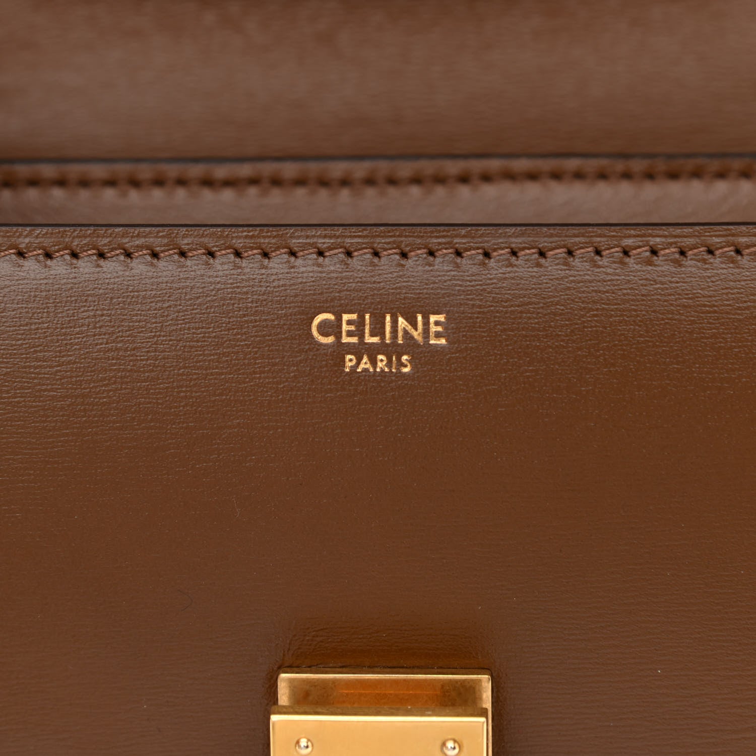 Celine Box Calfskin Small Classic Box Flap Bag Camel 6 of 10