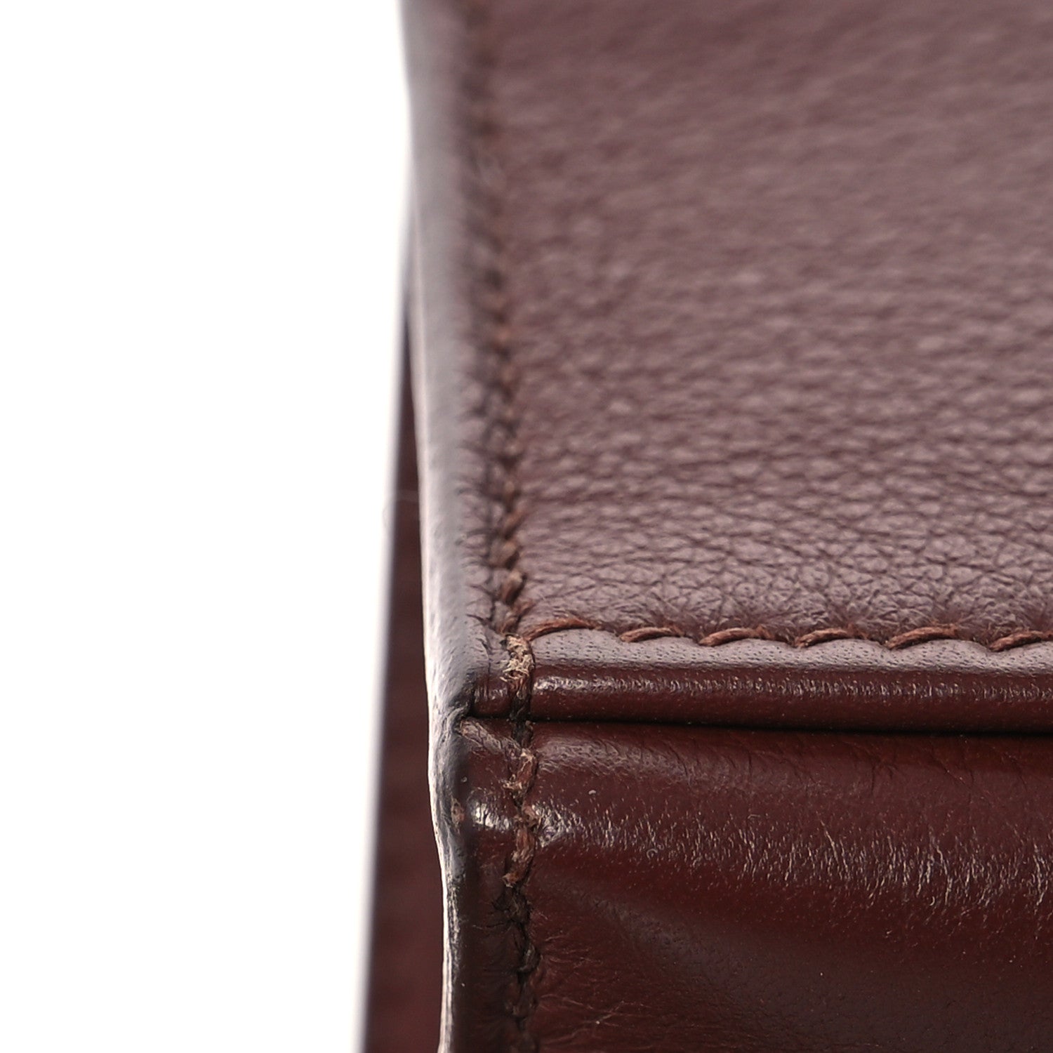 Hermes Evergrain Kelly Pochette Clutch Havane 10 of 14