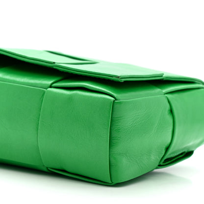 Bottega Veneta Paper Calfskin Intreccio Cassette Belt Bag Parakeet 9 of 11