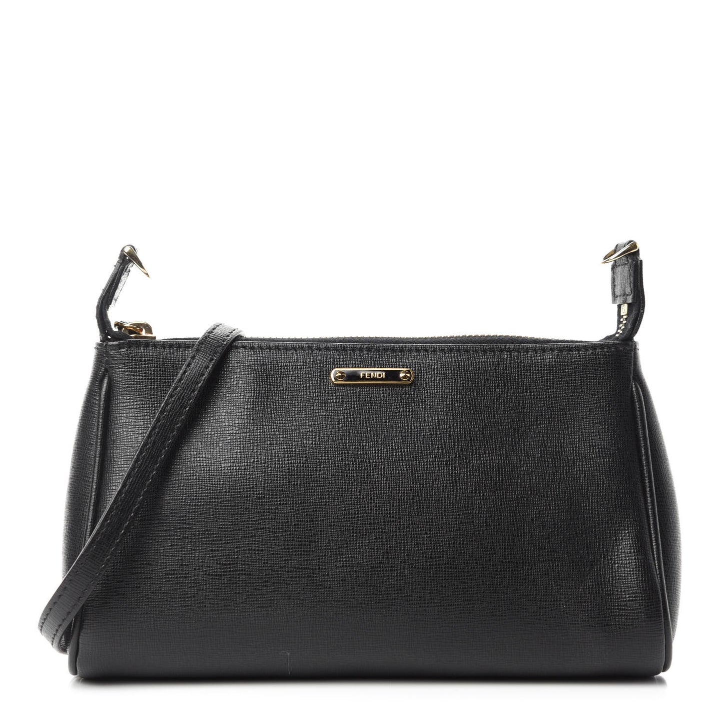 Vitello Elite Mini Pouch Crossbody Black