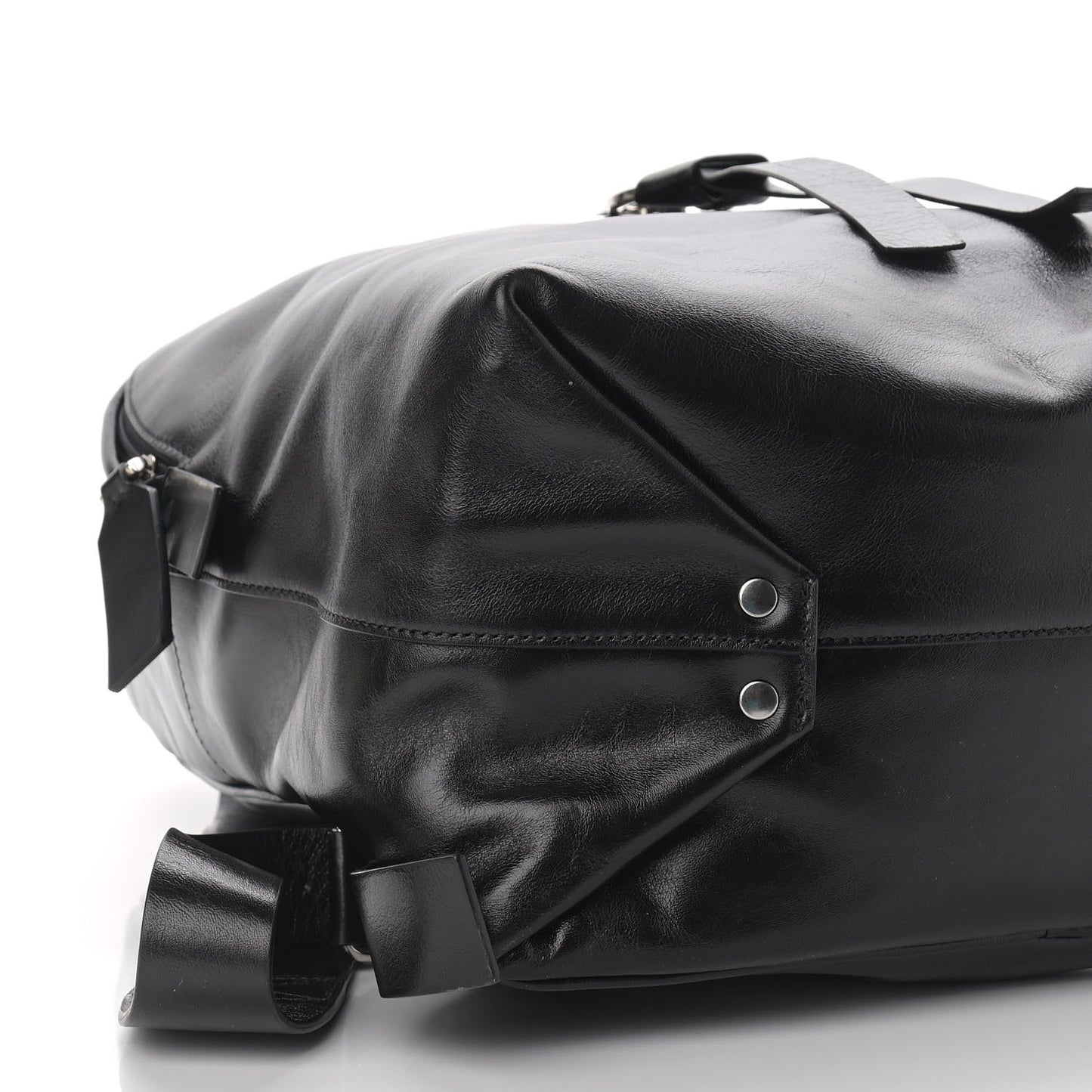 Smooth Calfskin VRing Backpack Black