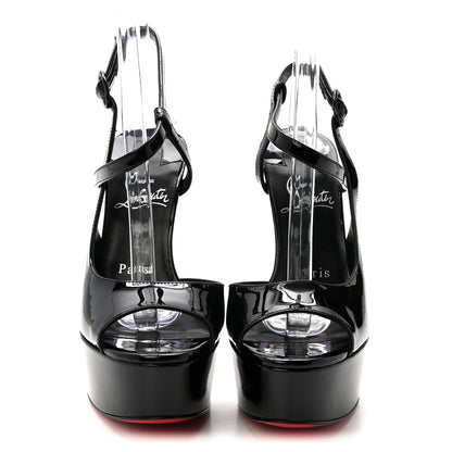 Christian Louboutin Patent So Jenlove 150 Pumps 35.5 Black 3 of 9