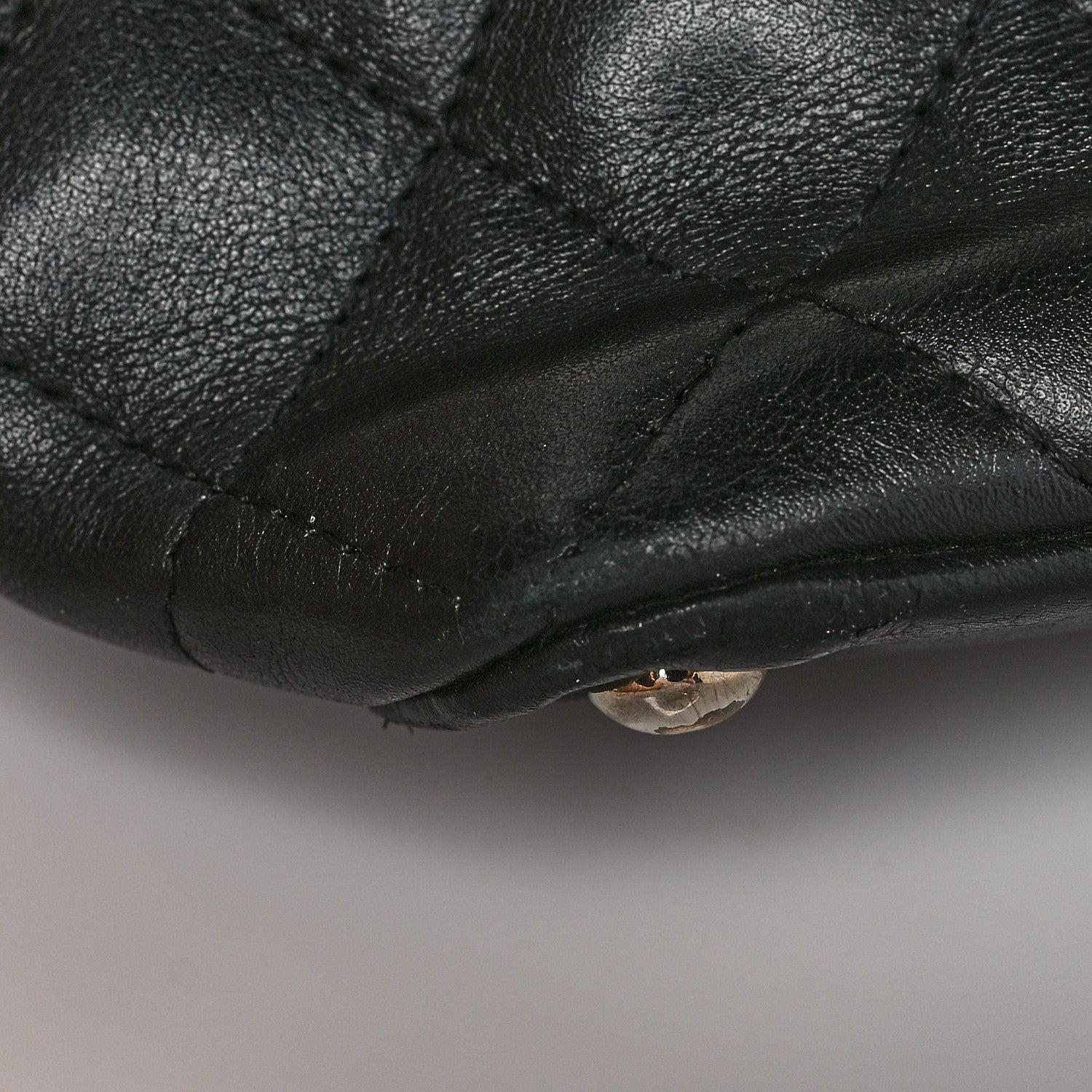 Chanel Calfskin Quilted Medium Cambon Tote Black White 16 of 18