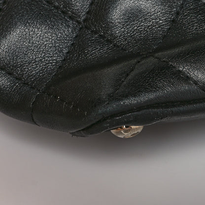 Chanel Calfskin Quilted Medium Cambon Tote Black White 16 of 18