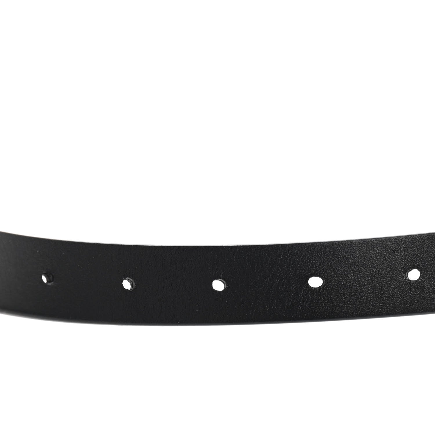 Christian Dior Calfskin Saddle Belt 80 Black 5 of 7