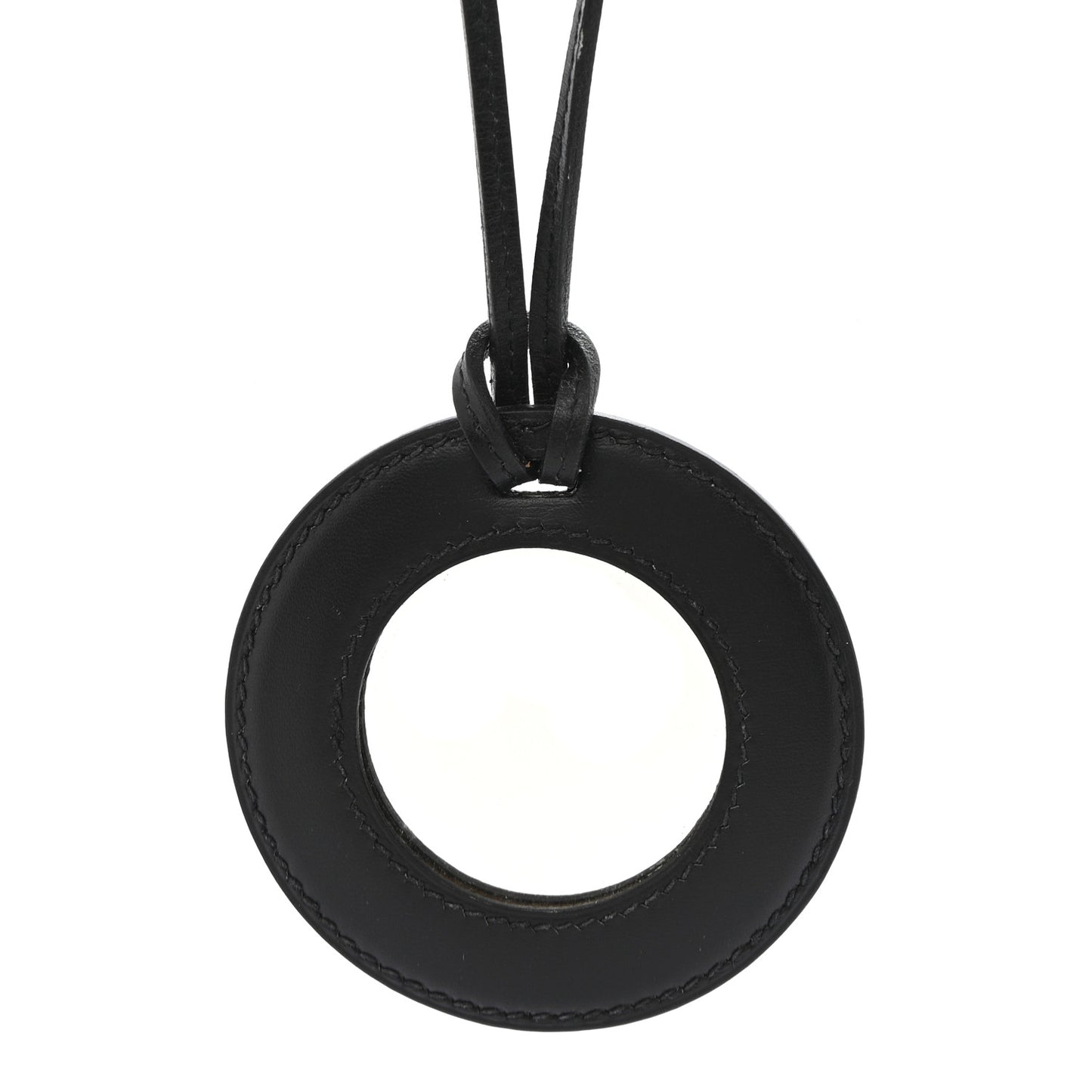 Chamonix Mirror Pendant Necklace Black