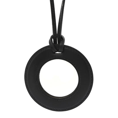 Hermes Chamonix Mirror Pendant Necklace Black 4 of 5