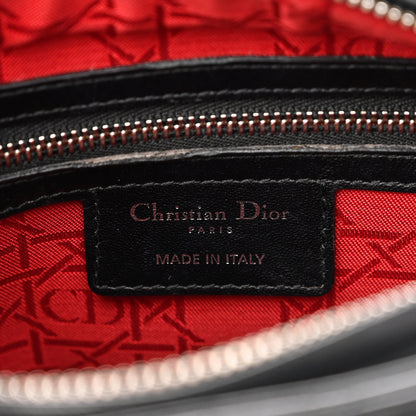 Christian Dior Lambskin Cannage Medium Lady Dior Black 6 of 10