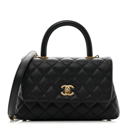 Chanel Caviar Quilted Mini Coco Handle Flap Black 1 of 10