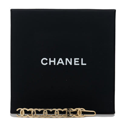 Chanel Metal CC Hair Clip Barrette Gold 5 of 5