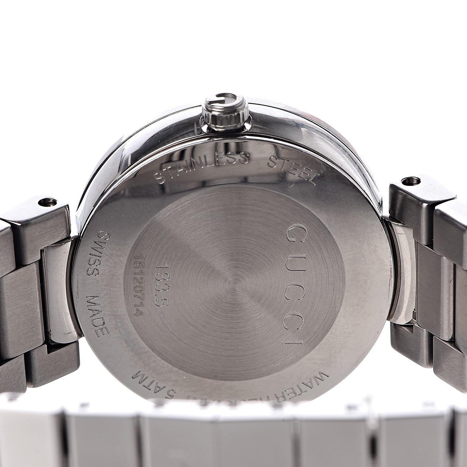 Gucci Stainless Steel 28mm Interlocking G Quartz Watch Black 5 of 12