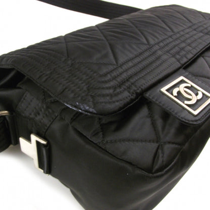 Chanel Nylon Ski Messenger Bag Black 5 of 13