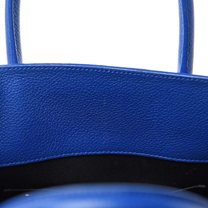 Saint Laurent Grained Calfskin Baby Sac De Jour Royal Blue 11 of 12