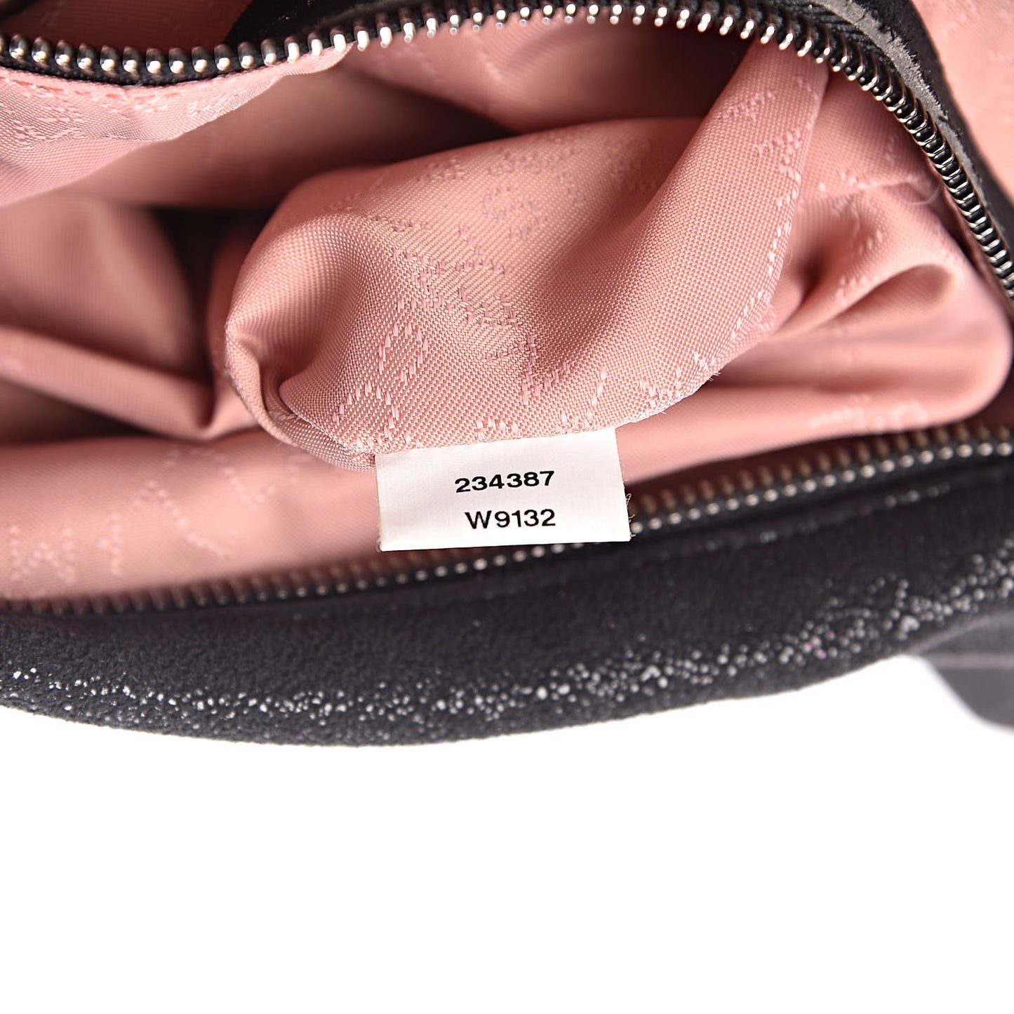 Shaggy Deer Falabella Fold Over Tote Black