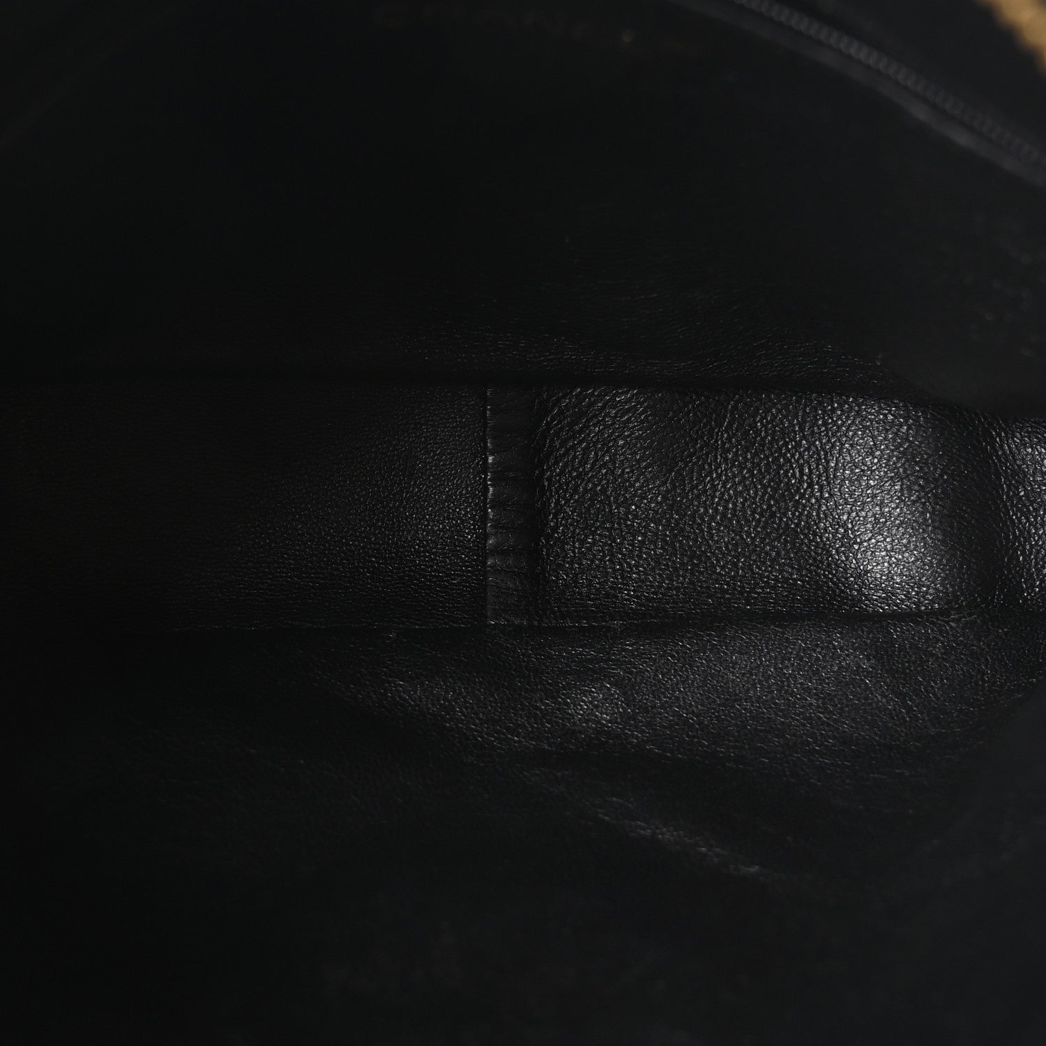 Chanel Lambskin Quilted CC Tassel Camera Case Black 5 of 10