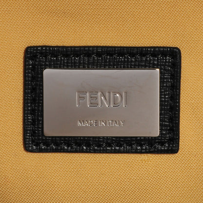 Fendi Vitello Elite Cuoio Monster Buggies Medium Roll Tote Emerald Black Multicolor Yellow 6 of 8
