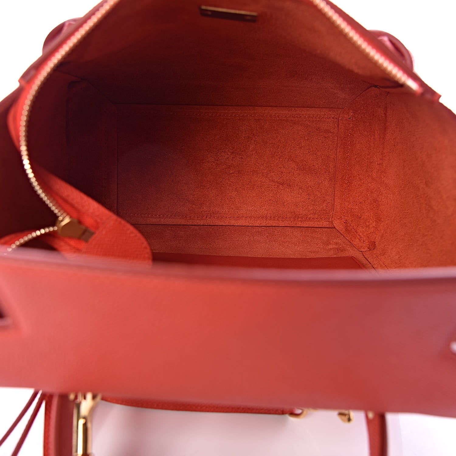 Celine Grained Calfskin Micro Belt Bag Coral 5 of 11