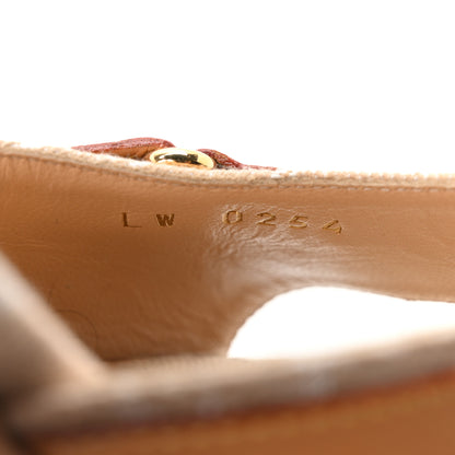 Louis Vuitton Denim Monogram 6AM Icon Mules 40 40 Sandy Beige 9 of 9
