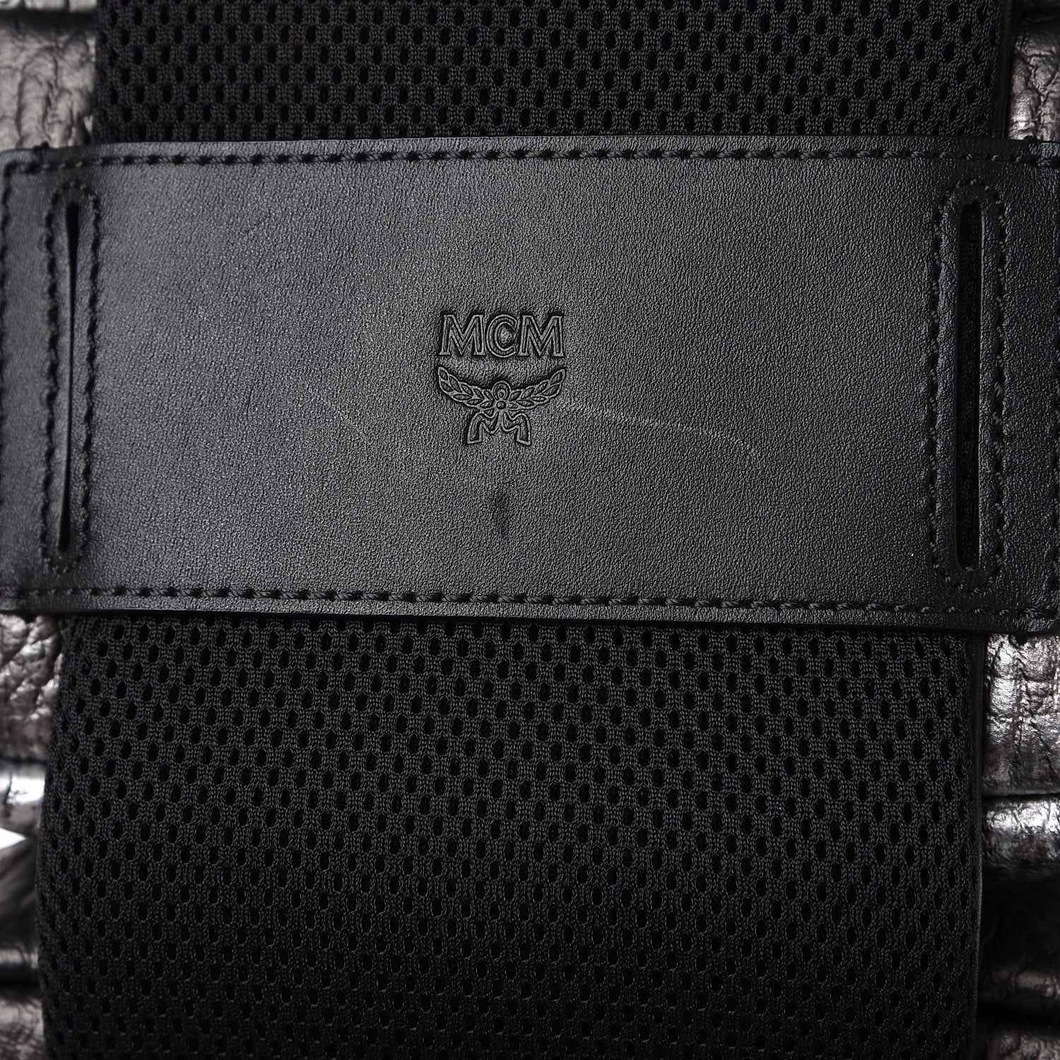 MCM Gradation Visetos Trey 4-in-1 Sling Backpack Silver 12 of 14