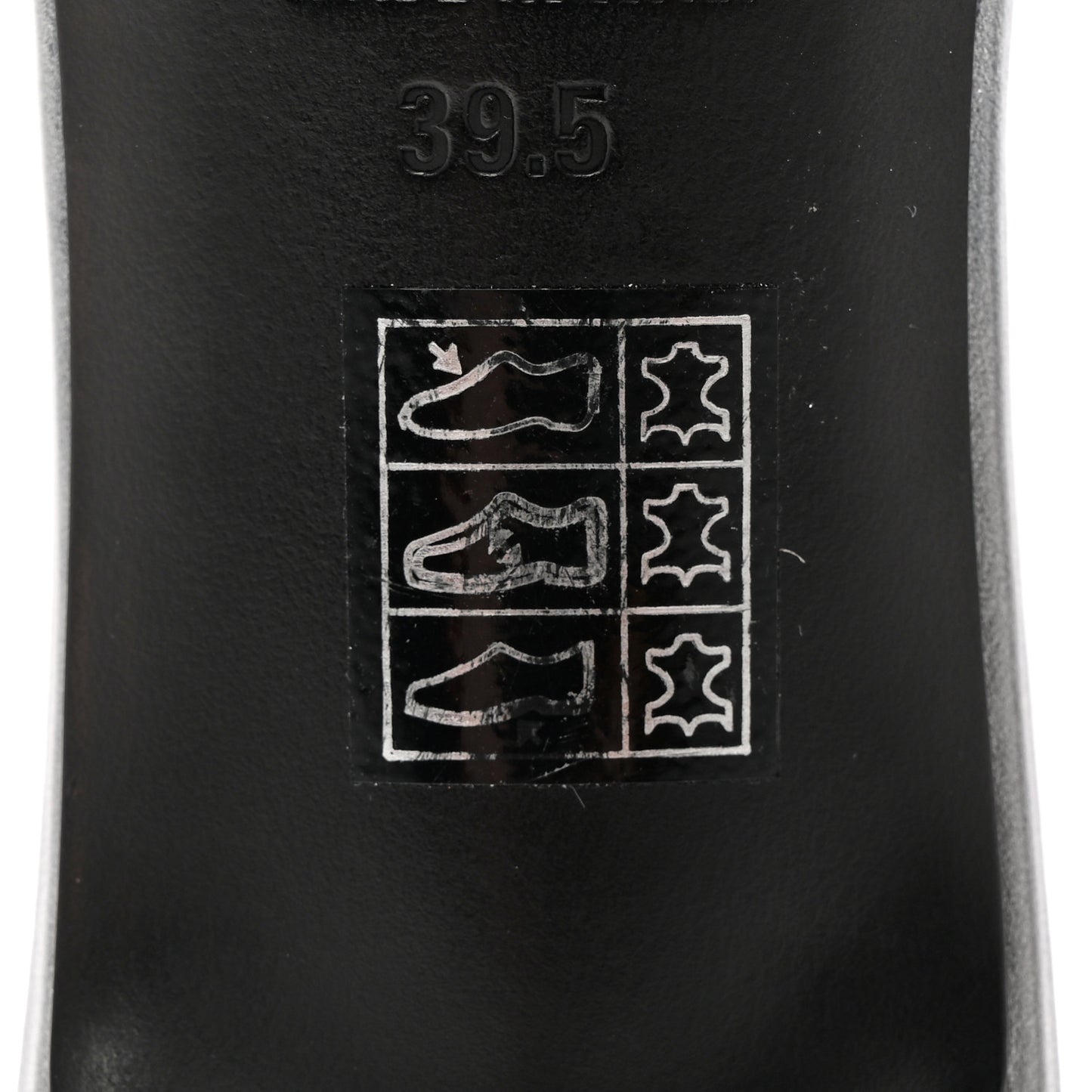 Metallic Nappa BB Square Knife Pointed Toe 40mm Mules 39.5 Silver