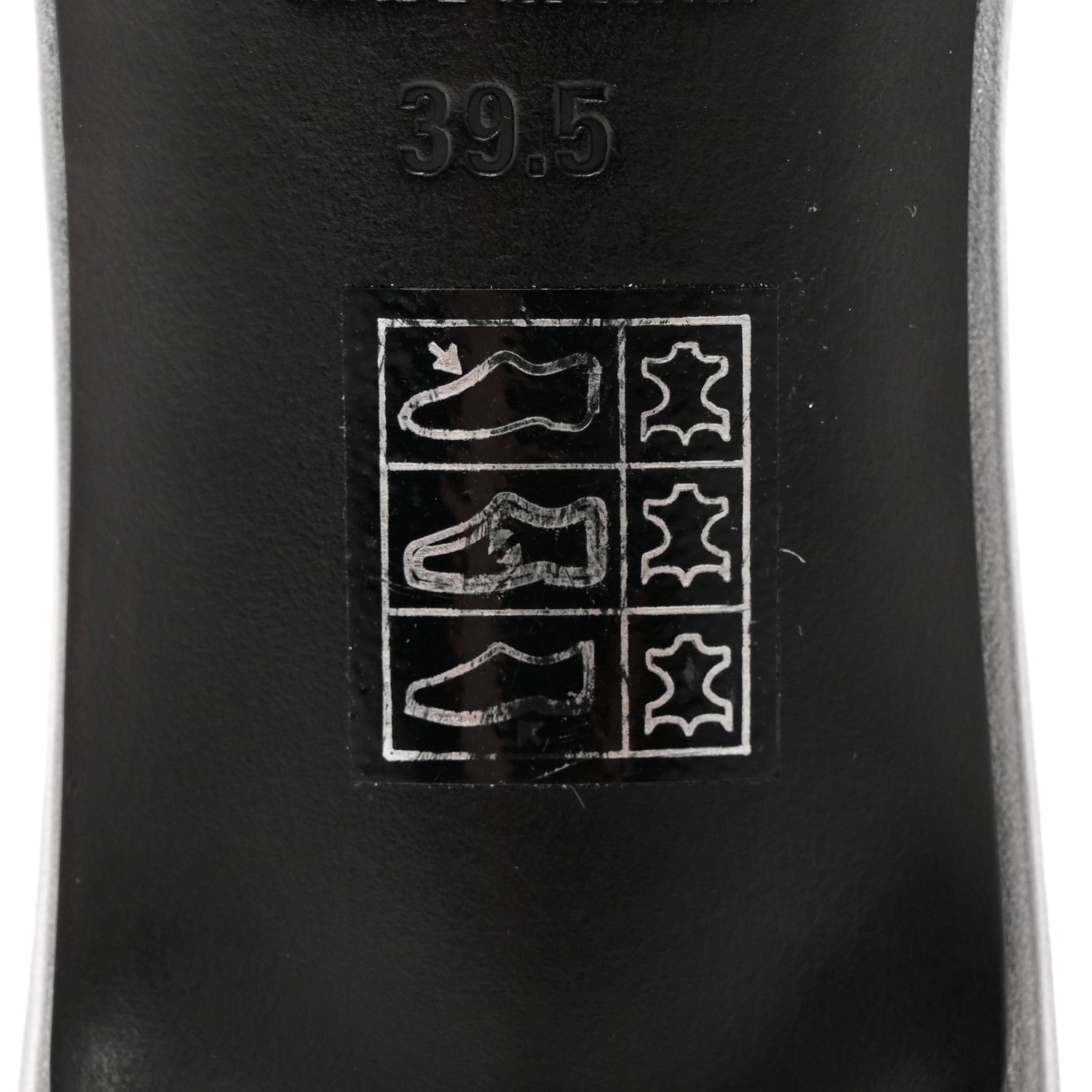 Balenciaga Metallic Nappa BB Square Knife Pointed Toe 40mm Mules 39.5 Silver 7 of 14