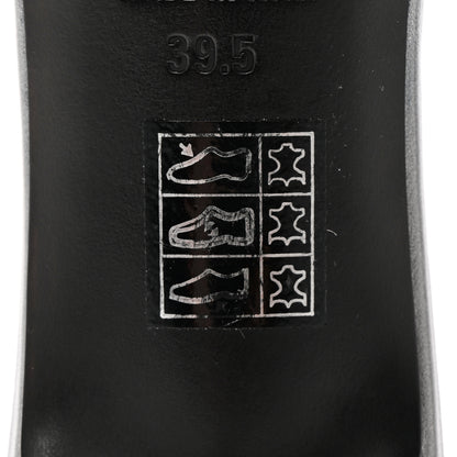 Balenciaga Metallic Nappa BB Square Knife Pointed Toe 40mm Mules 39.5 Silver 7 of 14