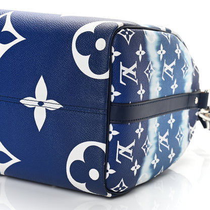 Louis Vuitton Monogram Escale Speedy Bandouliere 30 Blue 10 of 11