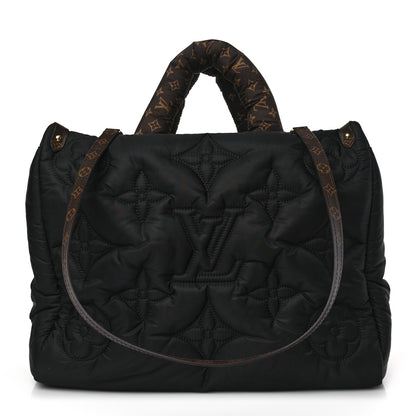 Louis Vuitton Econyl Monogram Pillow Giant Onthego MM Black 1 of 8