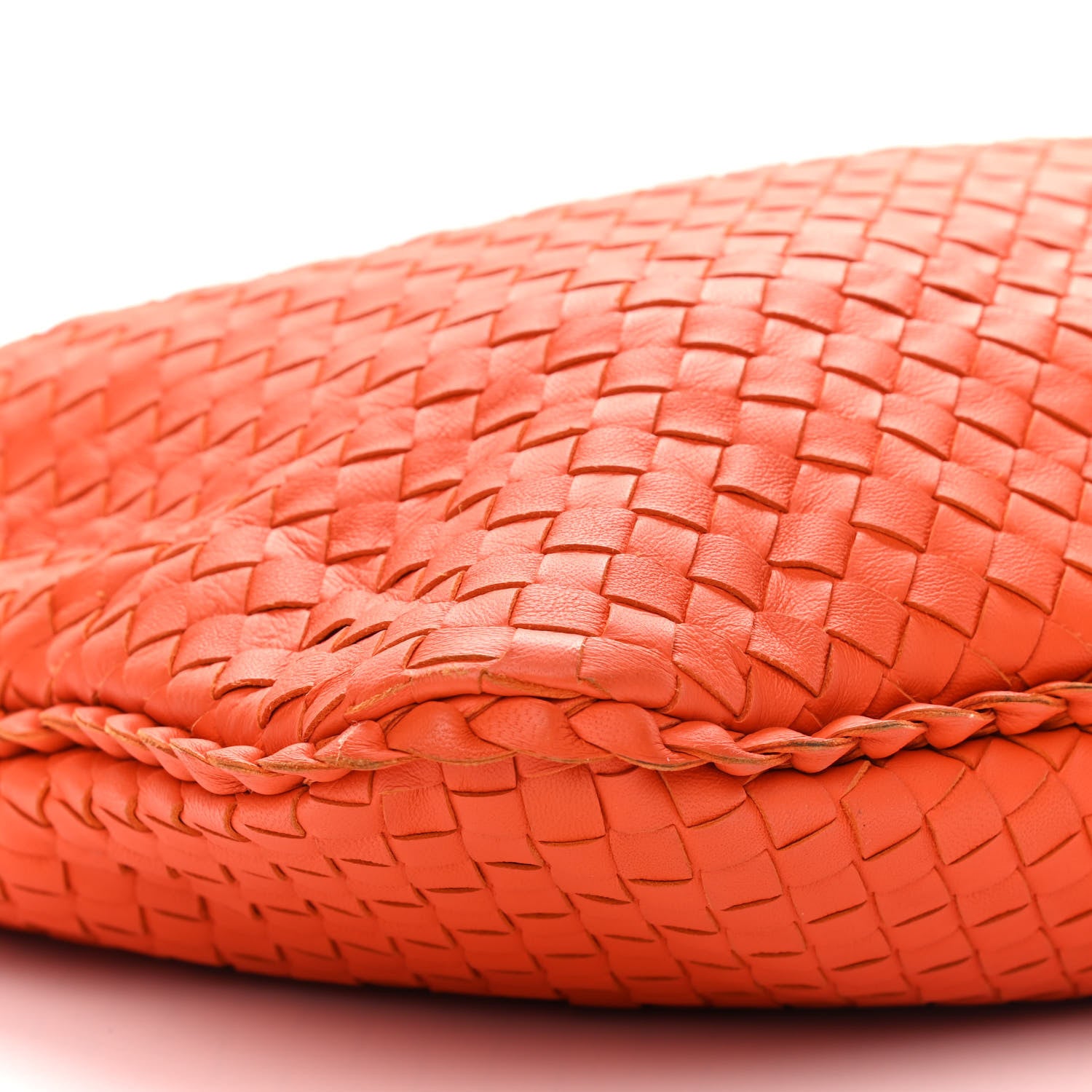Bottega Veneta Nappa Intrecciato Large Veneta Hobo Tangerine 8 of 9