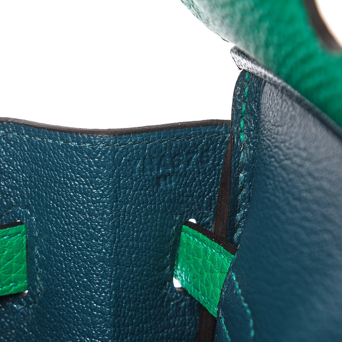 Togo Verso Birkin 25 Menthe Vert Bosphore