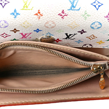 Louis Vuitton Monogram Multicolor Alexandra Wallet White 6 of 8