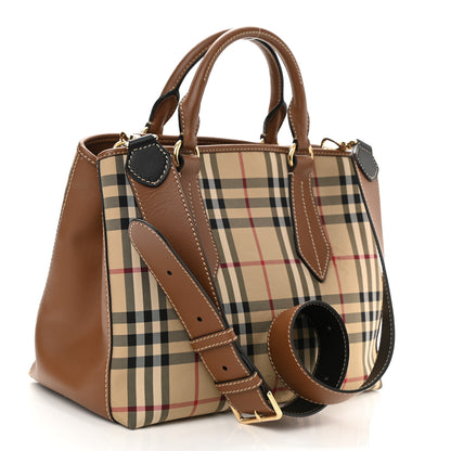 Burberry Horseferry Check Medium Ballingdon Tote Honey Tan 3 of 9
