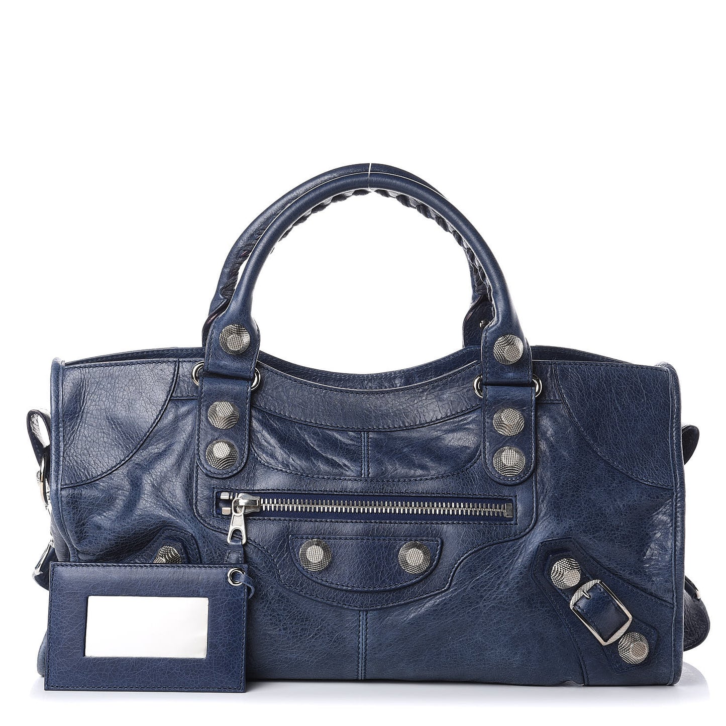 Agneau Giant 21 Silver Hardware Part Time Bleu Roi
