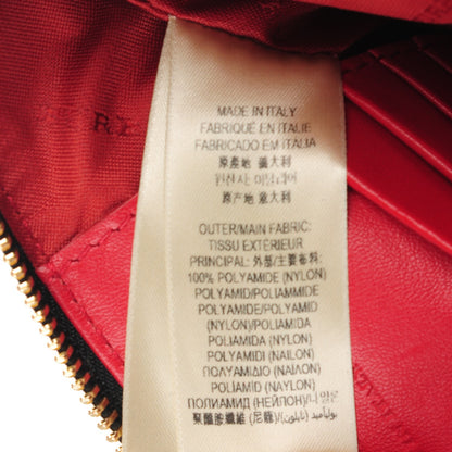 Burberry Horseferry Check Peyton Crossbody Clutch Bag Red 10 of 10