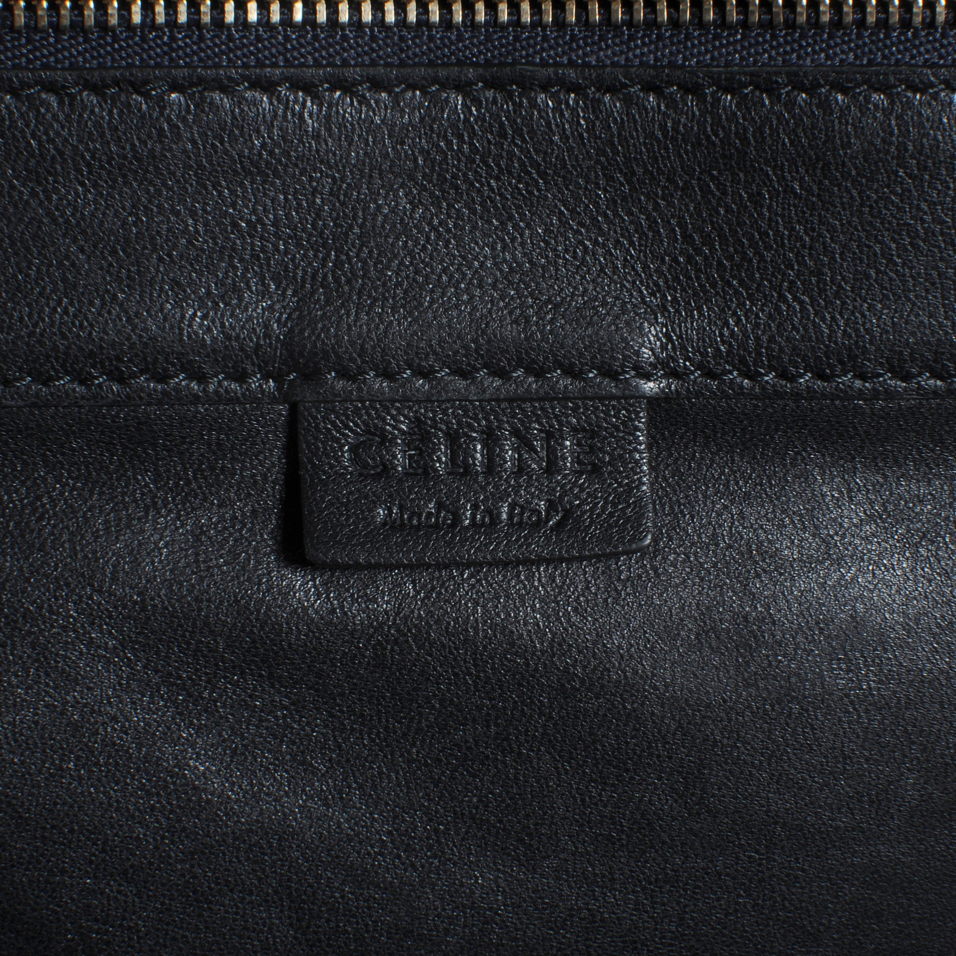 Celine Leather Horizontal Cabas Black 5 of 8