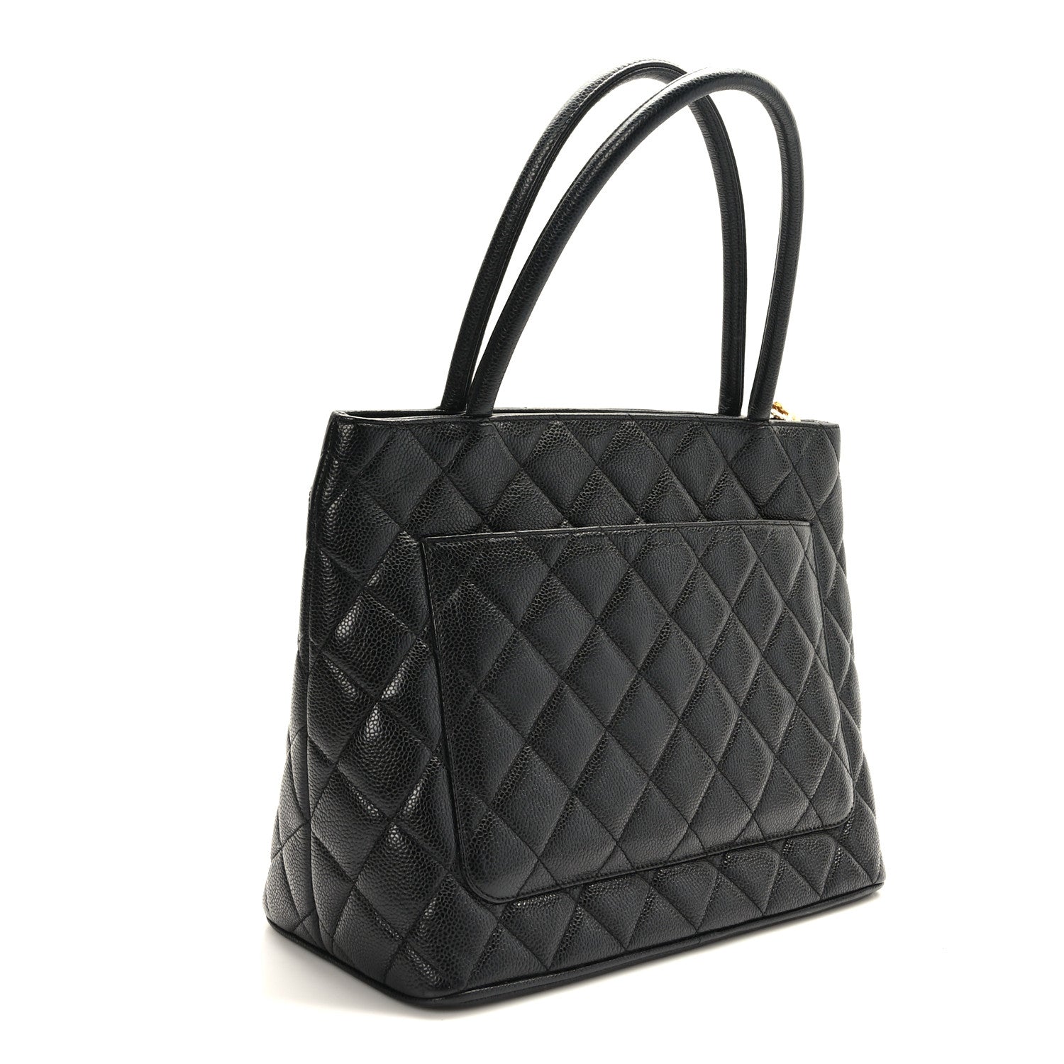 Chanel Caviar Quilted Medallion Tote Black 3 of 9