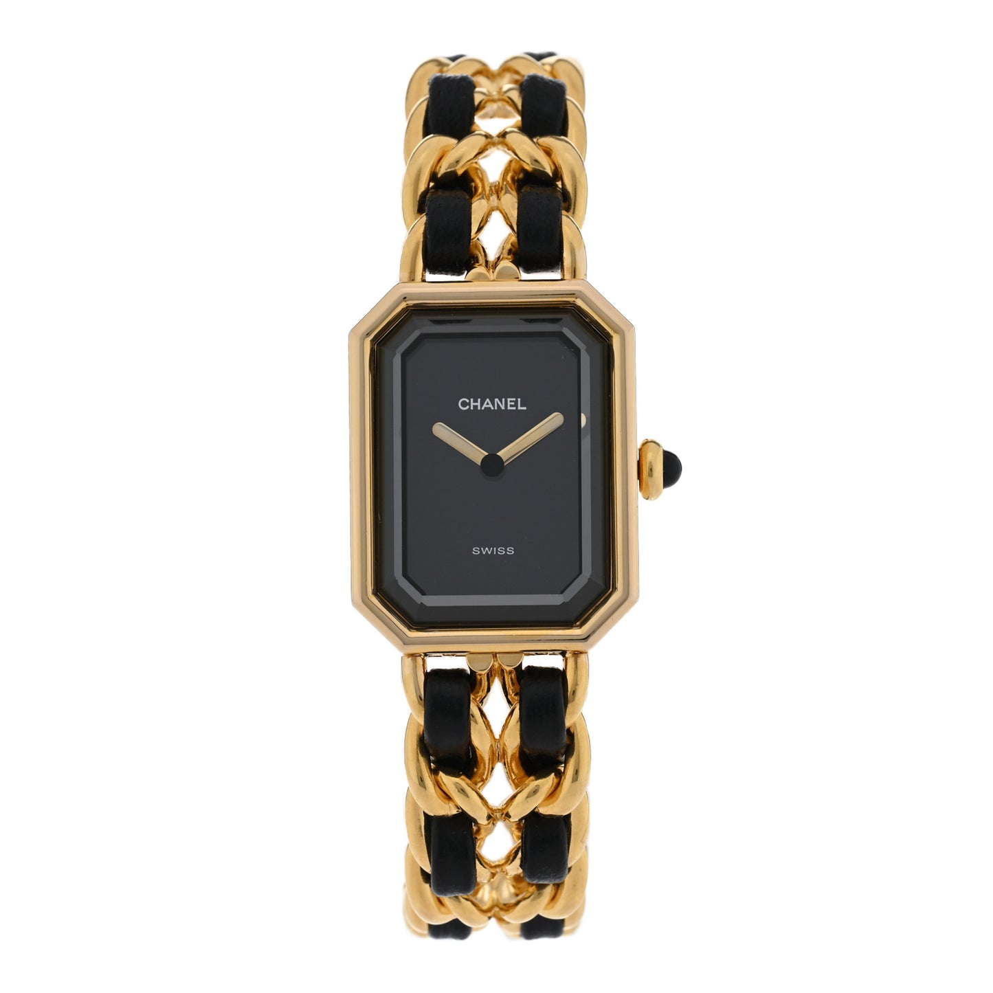 Stainless Steel Lambskin 20mm Chain Premiere Quartz Watch Gold