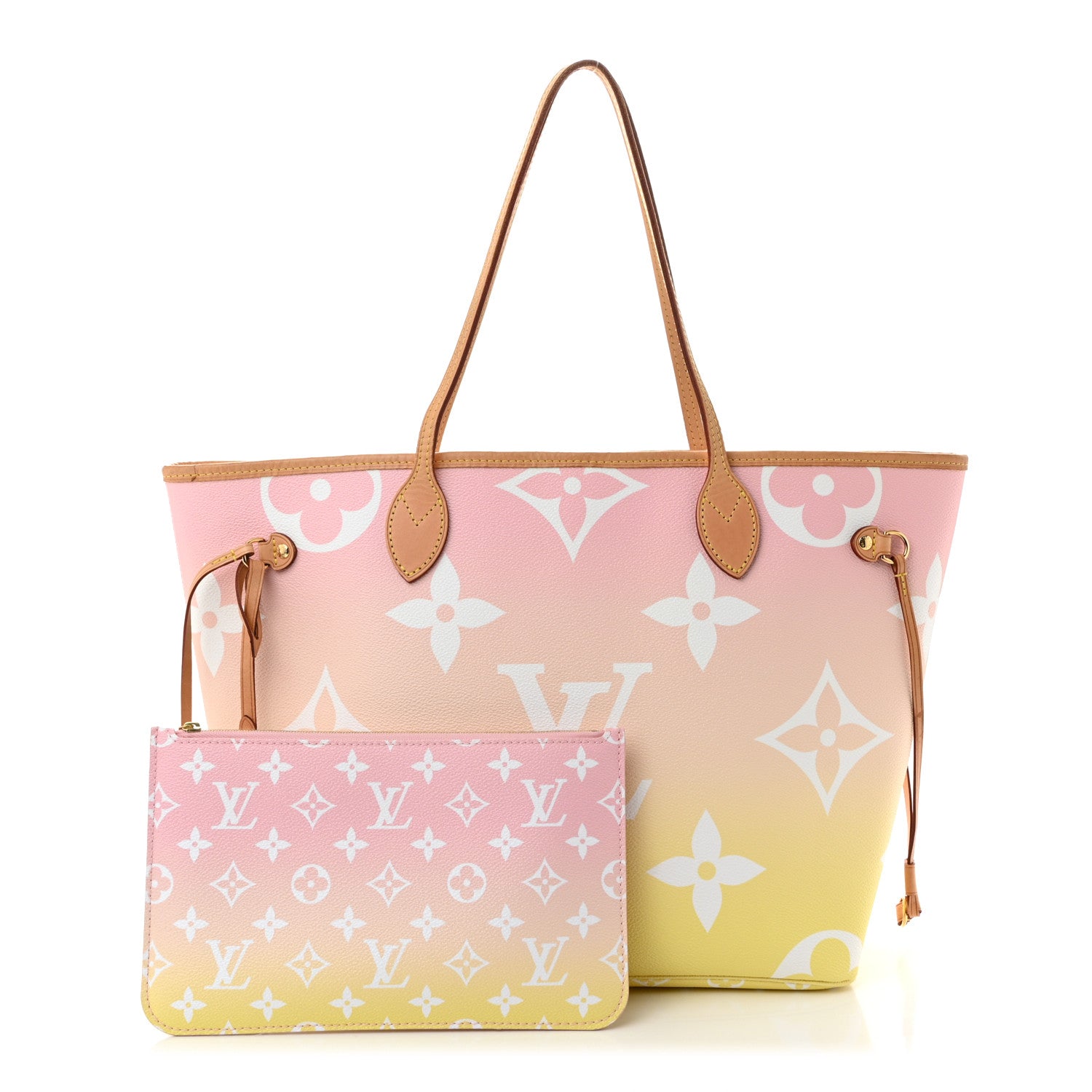 Louis Vuitton Monogram Giant By The Pool Neverfull MM  Light Pink 2 of 10