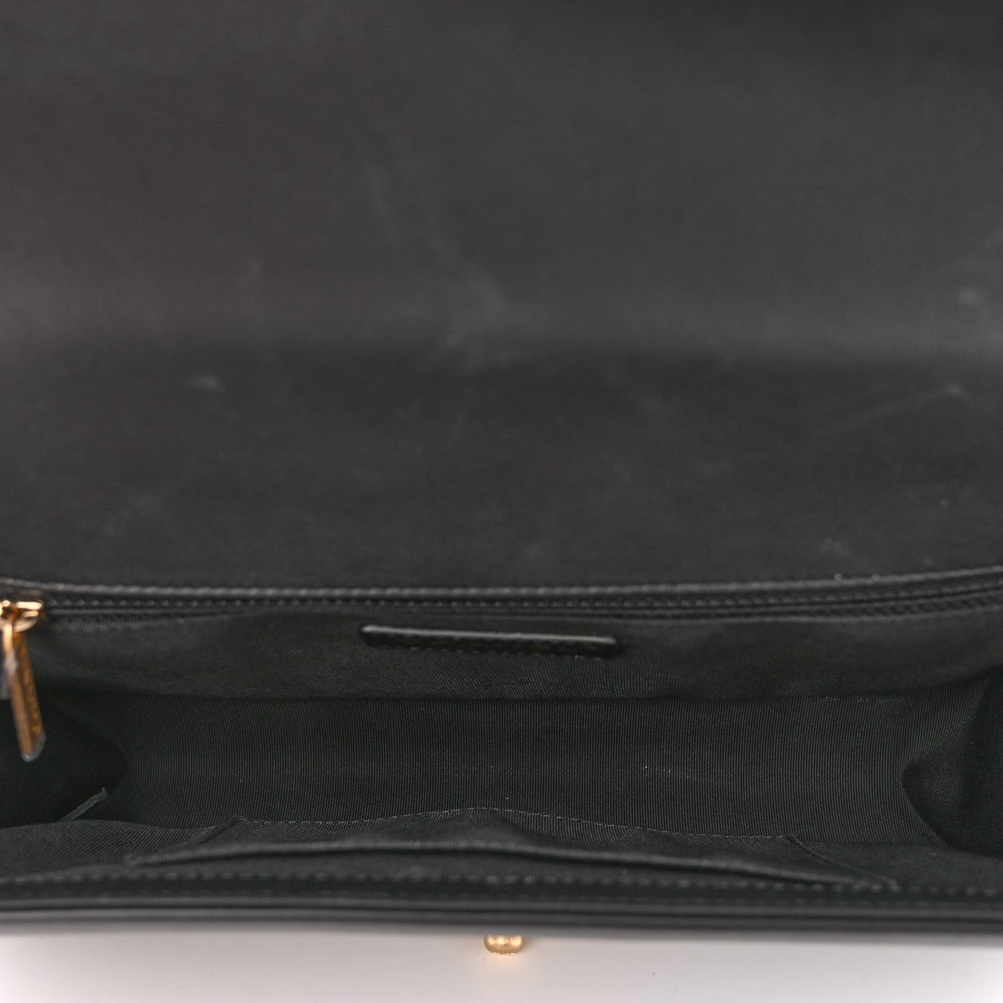 Lambskin Quilted New Medium Boy Flap Black