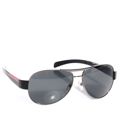 Prada Aviator Sunglasses SPS 51L Grey 3 of 5