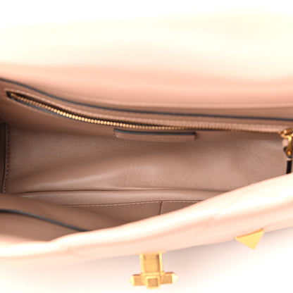 Valentino Garavani Nappa Large Roman Stud Shoulder Bag Rose Cannelle 5 of 9