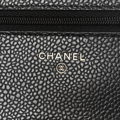 Chanel Caviar Quilted Wallet On Chain WOC Black 7 of 11