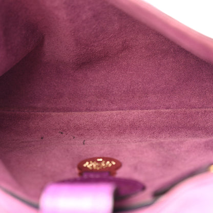 Mulberry Heavy Grain Calfskin Small Margaret Crossbody Purple 5 of 14
