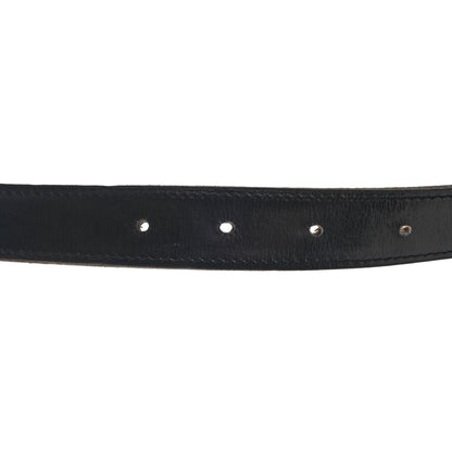 Hermes Box Togo 24mm Belt Strap 80 Black Gold 5 of 6