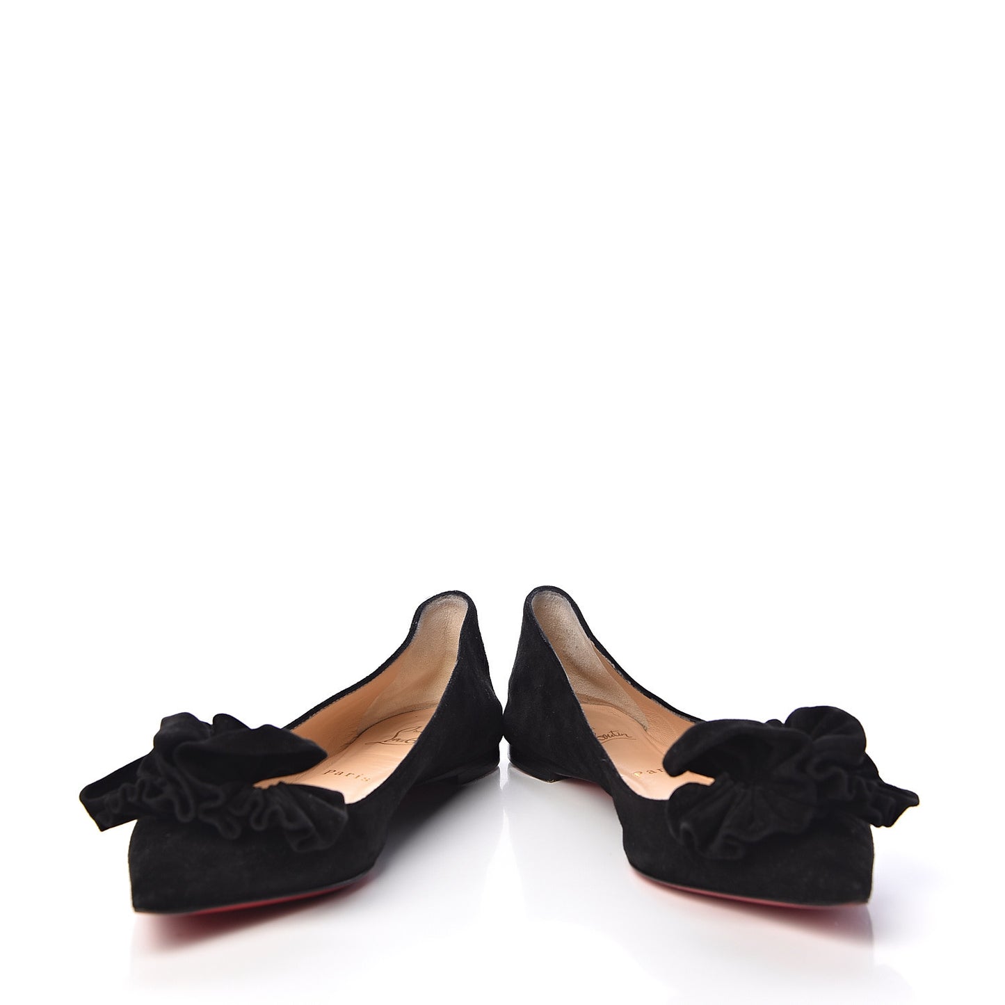 Veau Velours Anemosea Flats 38 Black