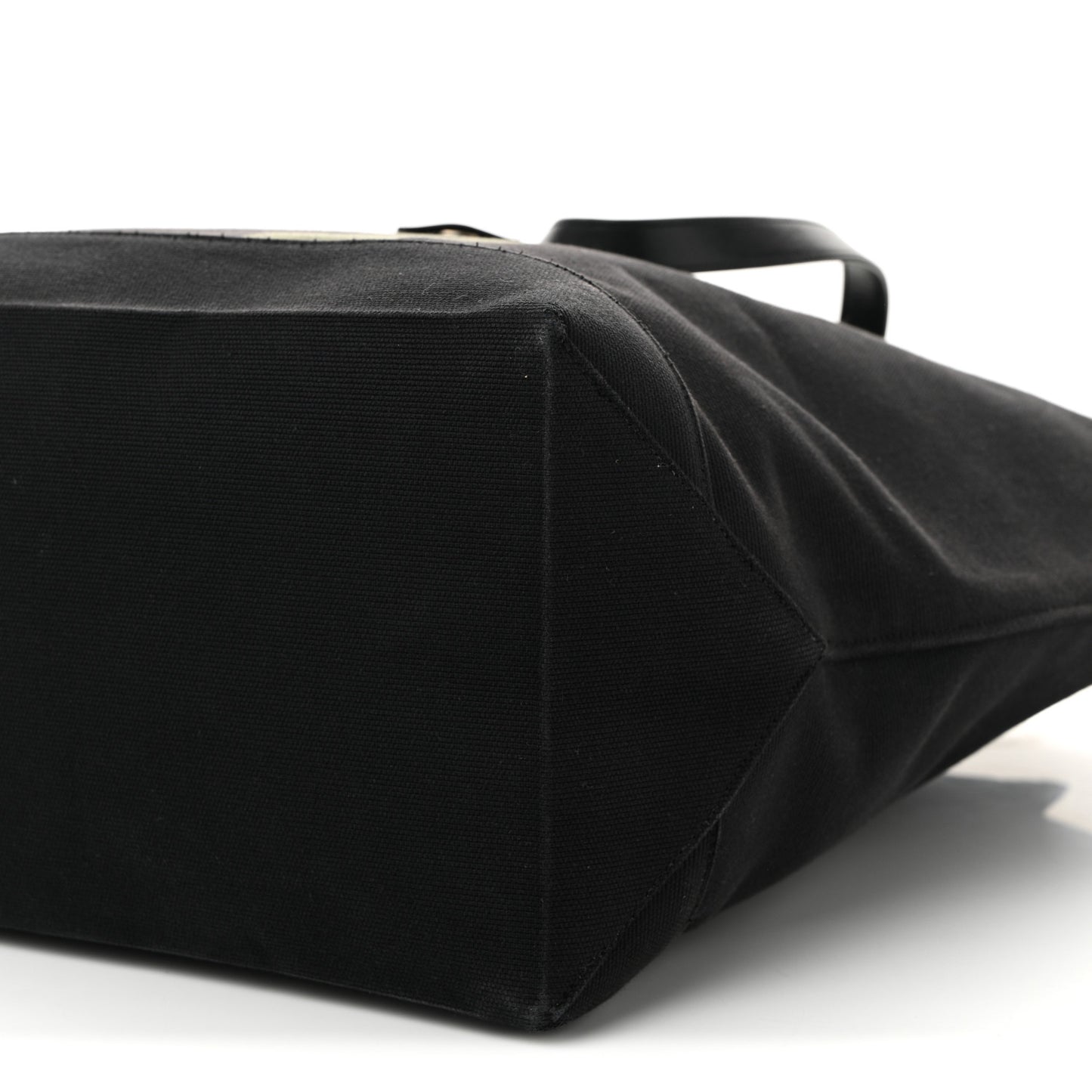 Canvas Beach Shopping East West Tote Black