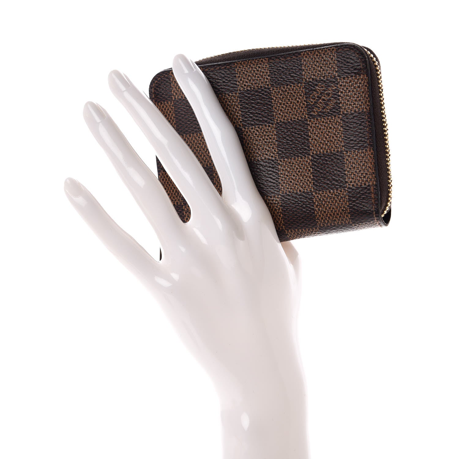Louis Vuitton Damier Ebene Zippy Coin Purse 2 of 9