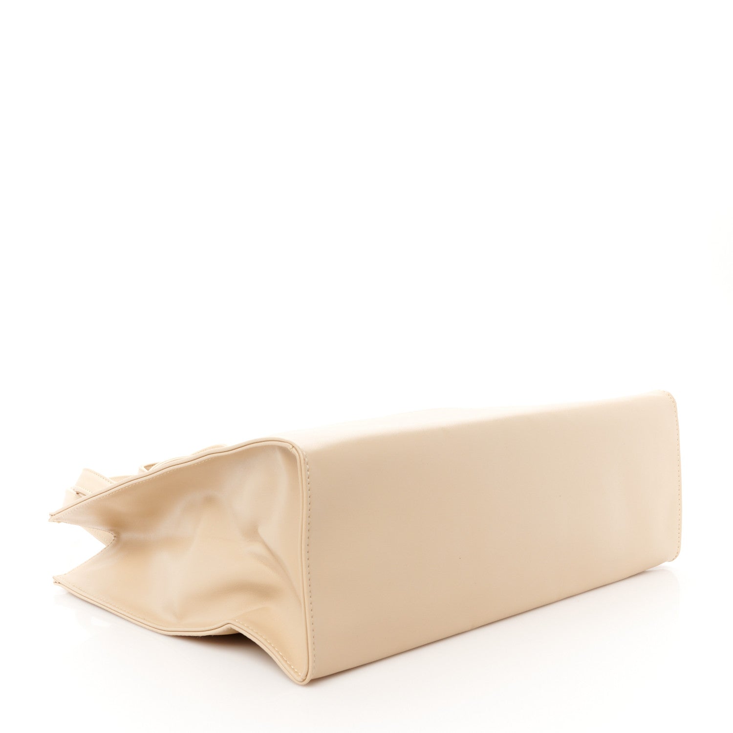 Telfar Vegan Leather Medium Shopping Bag Cream 4 of 10